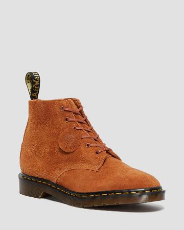 Botines Dr Martens 101 Made in England Gamuza Hombre Marrom | MX 391SGL